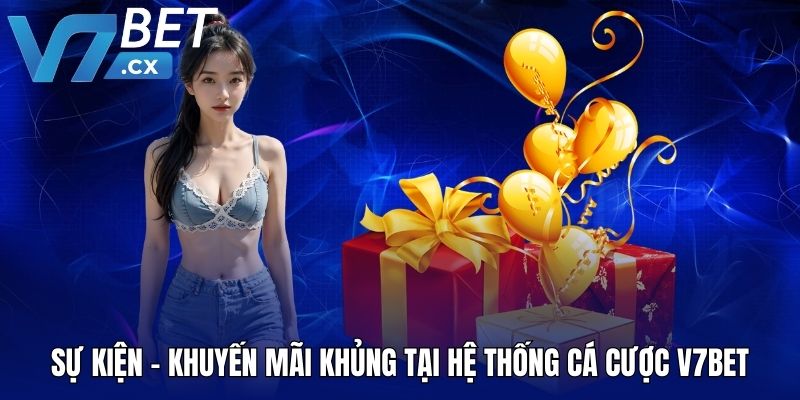 Sự kiện - khuyến mãi khủng tại hệ thống cá cược V7BET