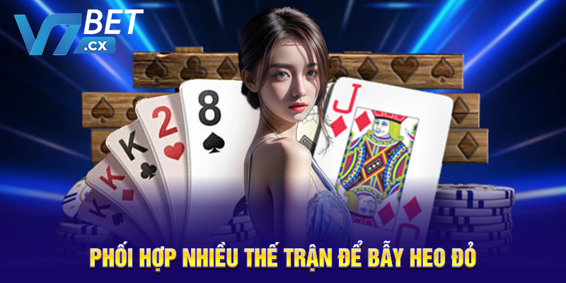 Phối hợp nhiều thế trận để bẫy heo đỏ