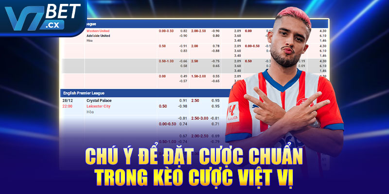 Chú ý để đặt cược chuẩn trong kèo cược việt vị