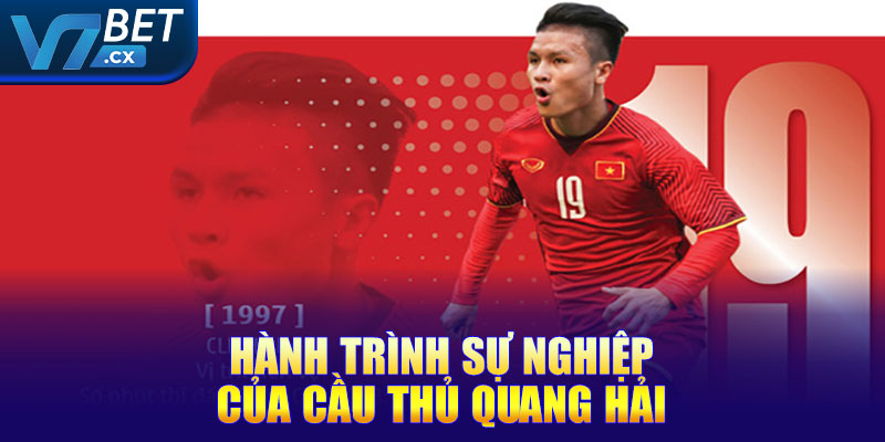 Hành trình sự nghiệp của cầu thủ Quang Hải