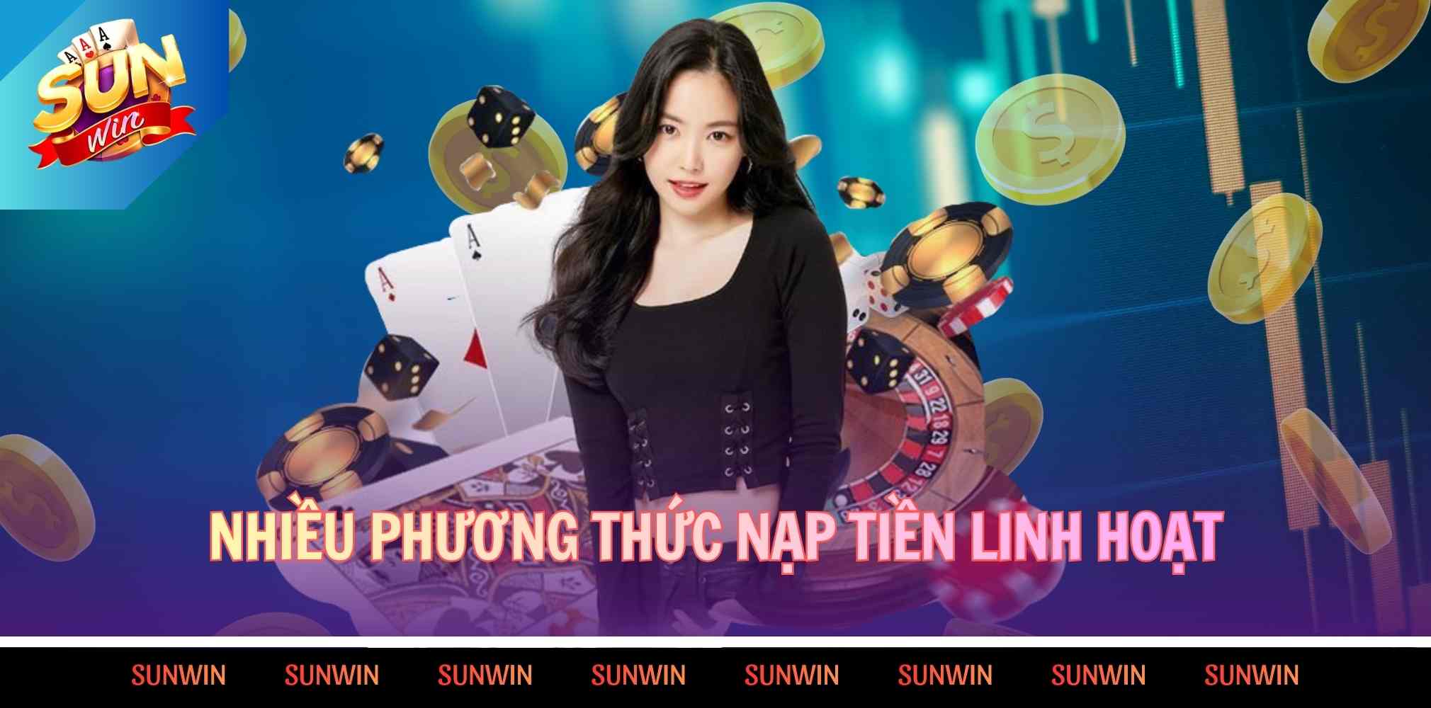 Nhiều phương thức nạp tiền linh hoạt